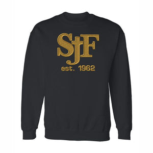 Crewneck Sweatshirt w/ St. John Fisher Tackle Twill logo
