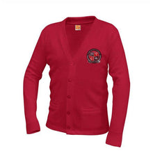 Load image into Gallery viewer, Cardigan Sweater w/ Palm Valley logo
