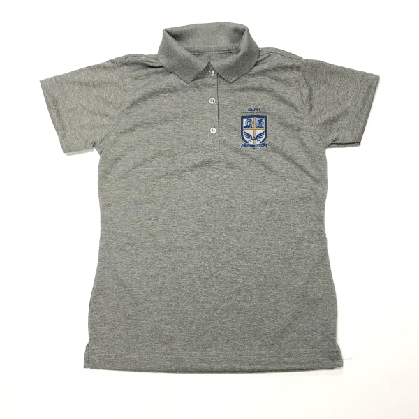 Girls Fitted Dri-Fit Polo w/OLPH embroidered logo