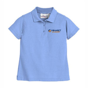 Girls Fitted Polo w/ Minaret logo
