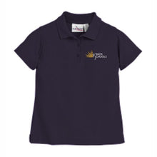 Load image into Gallery viewer, Girls Fitted Polo w/ Kings logo
