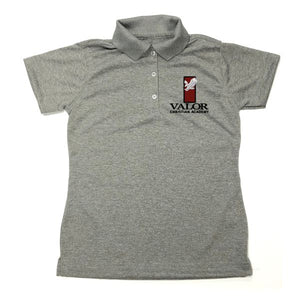 Girls Fitted Dri Fit Polo w/Valor logo