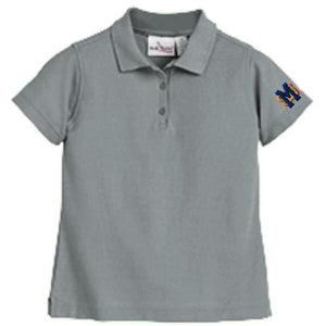 Girls Fitted Knit Polo w/ Mary Star High logo