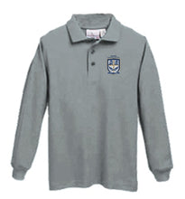 Load image into Gallery viewer, Long sleeve Knit Polo w/OLPH embroidered logo
