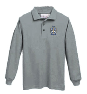 Long sleeve Knit Polo w/OLPH embroidered logo