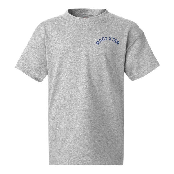 Cotton PE Shirt w/Mary Star Elementary logo