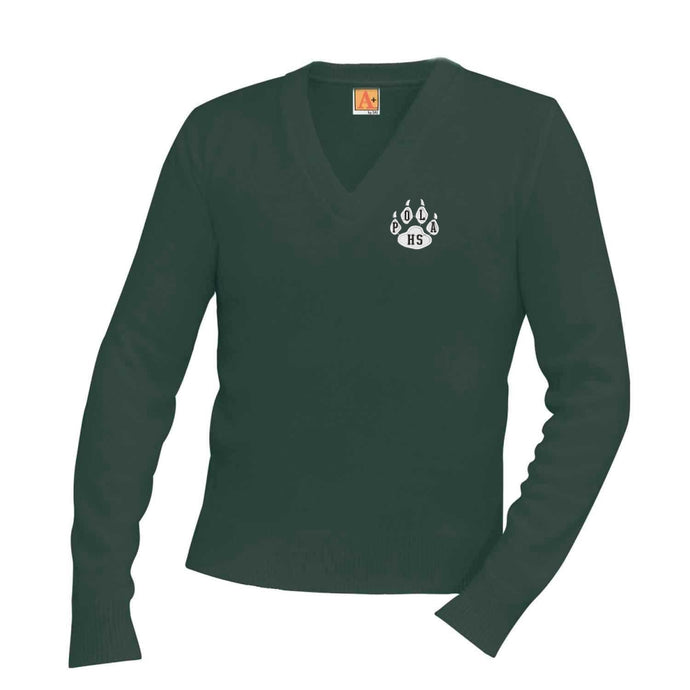 V-Neck Sweater w/POLA logo