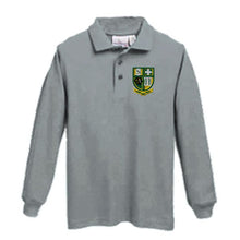 Load image into Gallery viewer, Long Sleeve Knit Polo w/Hilary logo
