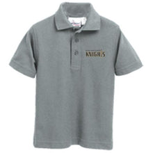 Load image into Gallery viewer, Knit Polo w/Bishop logo
