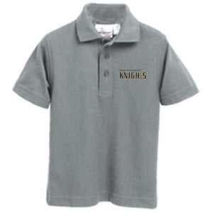 Knit Polo w/Bishop logo