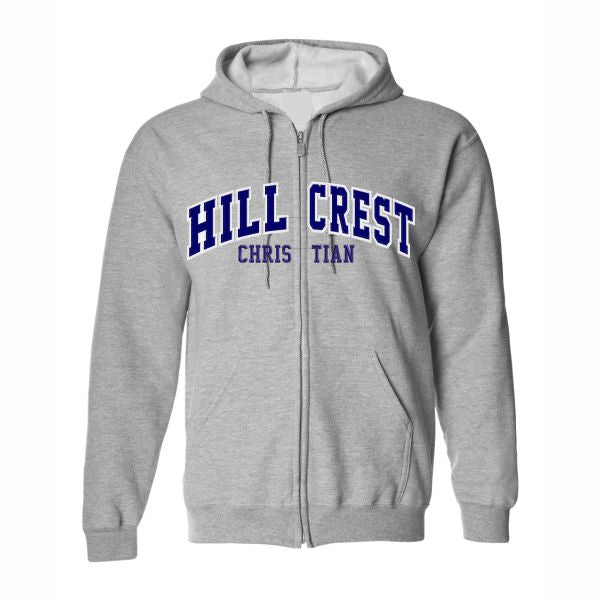 Hillcrest Tackle Twill Zip Hooded Sweatshirt Grades K-12