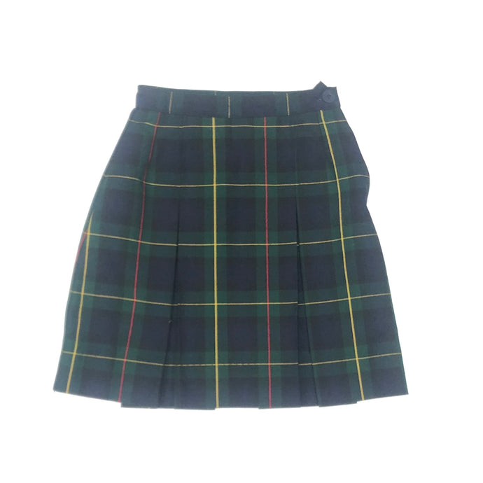 2 Pleat Skirt - St. James Plaid