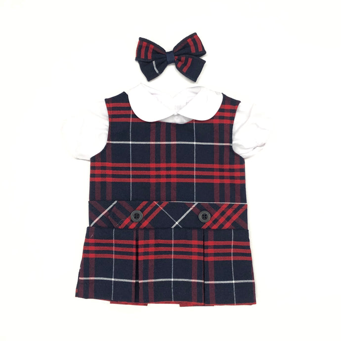 Doll Dress - St. Lawrence Plaid