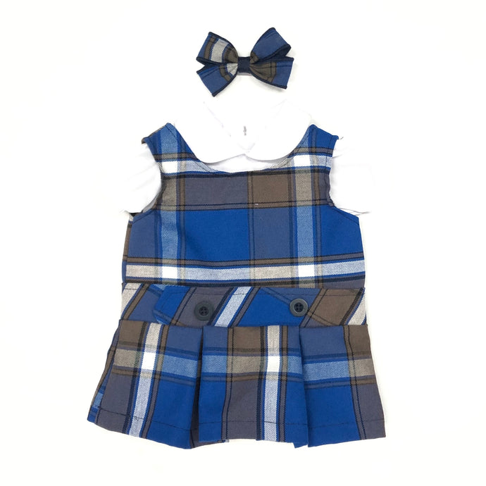 Doll Dress - Sacred Heart Plaid