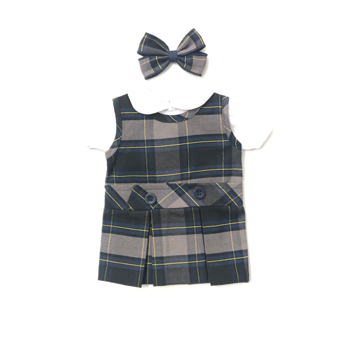 Doll Dress - Calvary Plaid