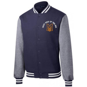 Baseball Jacket w/ Mary Star High Embroidered Logo Grades 9-12
