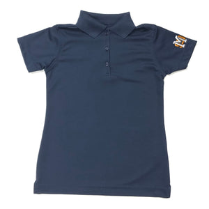 Girls Fitted Dri Fit Polo w/ Mary Star High logo