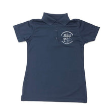 Load image into Gallery viewer, Girls Fitted Dri Fit Polo w/St. Lawrence logo
