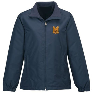 Girls Fitted Heavy Nylon Jacket w/ Mary Star High logo