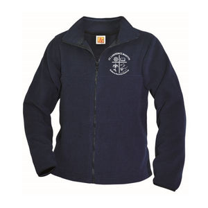 Full Zip Polar Fleece w/St. Lawrence Embroidered Logo Grades TK-8