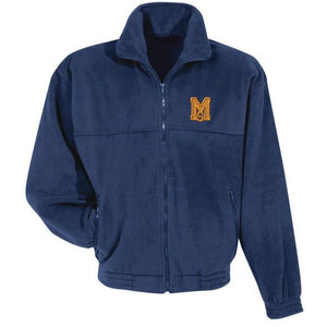 Full Zip Polar Fleece w/ Mary Star High Embroidered Logo Grades 9-12