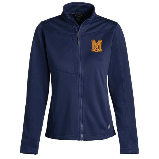 Girls Fitted Shell Track Jacket w/ Mary Star High Embroidered Logo Grades 9-12