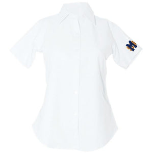 Women's Fitted Oxford Shirt w/ Mary Star High logo