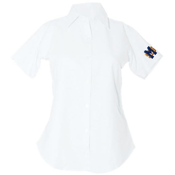 Women's Fitted Oxford Shirt w/ Mary Star High logo