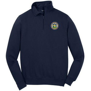 1/4 Zip Sweatshirt w/ St. John the Baptist logo