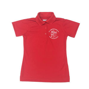 Girls Fitted Dri Fit Polo w/St. Lawrence logo