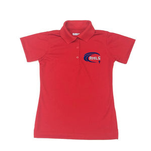 Girls Fitted Dri Fit Polo w/ Riviera Hall logo
