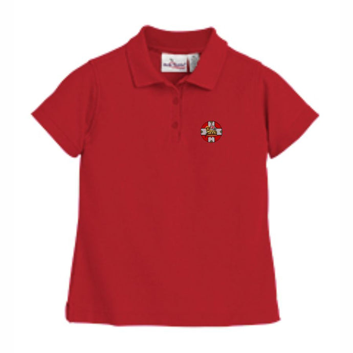 Girls Fitted Polo w/HIS logo