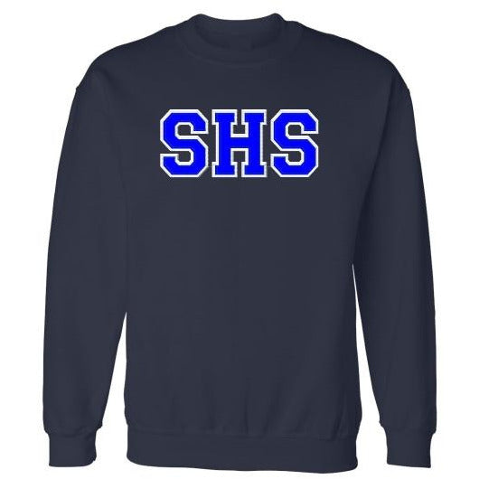 Sacred Heart Tackle Twill Embroidered Crewneck Sweatshirt Grades K-8