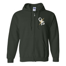 Load image into Gallery viewer, Zip Hood Sweatshirt w/Christ Lutheran logo
