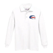 Load image into Gallery viewer, Long Sleeve Knit Polo w/ Riviera Hall logo
