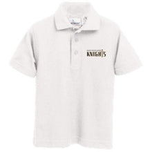 Load image into Gallery viewer, Knit Polo w/Bishop logo
