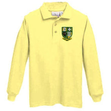 Load image into Gallery viewer, Long Sleeve Knit Polo w/Hilary logo
