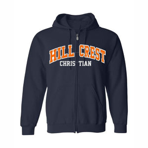 Hillcrest Tackle Twill Zip Hooded Sweatshirt Grades K-12