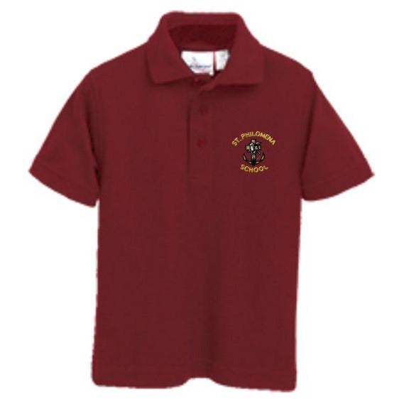 Knit Polo w/ St. Philomena logo