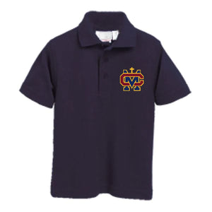 Basic Knit Polo w/ Cantwell Sacred Heart Embroidered Logo Grades 9-12