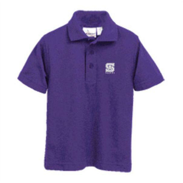 Knit Polo w/ St. Anthony High logo