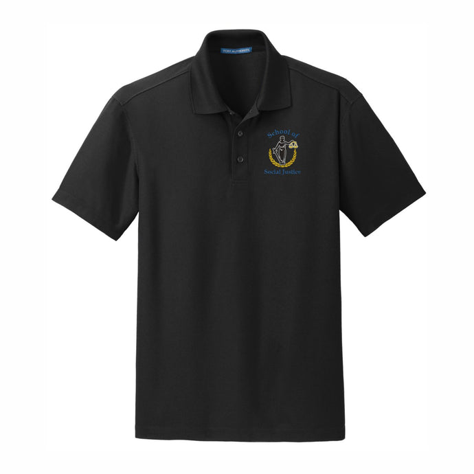 Unisex 3 Button Dri-fit Polo w/Marquez logo