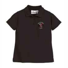 Load image into Gallery viewer, Girls Fitted Knit Polo w/Rio Hondo logo
