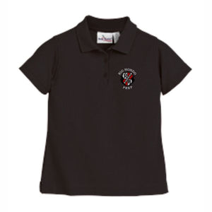 Girls Fitted Knit Polo w/Rio Hondo logo