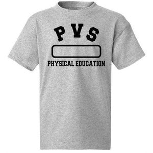 Grey PE Shirt w/ Palm Valley logo (6-12)