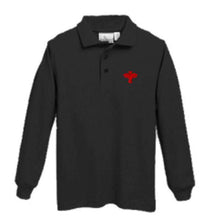 Load image into Gallery viewer, Long Sleeve Knit Polo w/ Palm Valley logo
