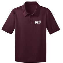 Load image into Gallery viewer, Girls Fitted Dri-fit Polo w/ Santa Fe Springs logo
