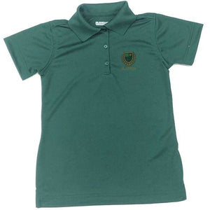 Girls Fitted Dri Fit Polo w/ St. Theresa logo