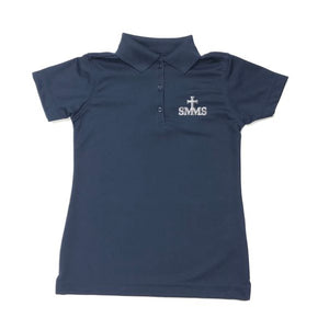 Girls Fitted Dri Fit Polo w/ St. Margaret Mary logo