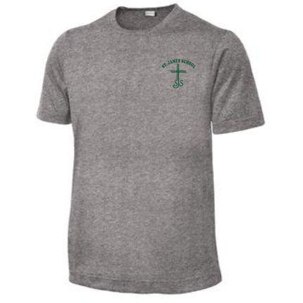 Dri-fit PE Shirt w/ St. James logo – Norman's School Uniforms